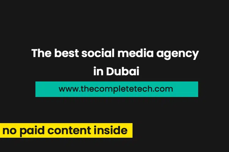 The best social media agency in Dubai
