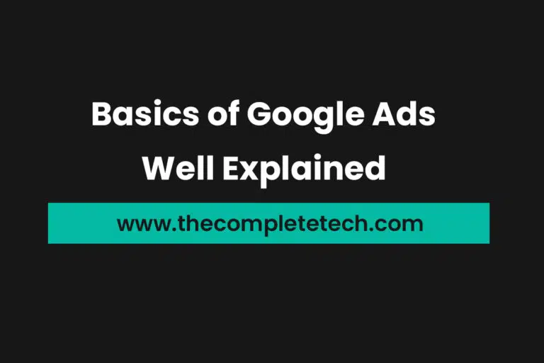 Learn the basics of Google Ads